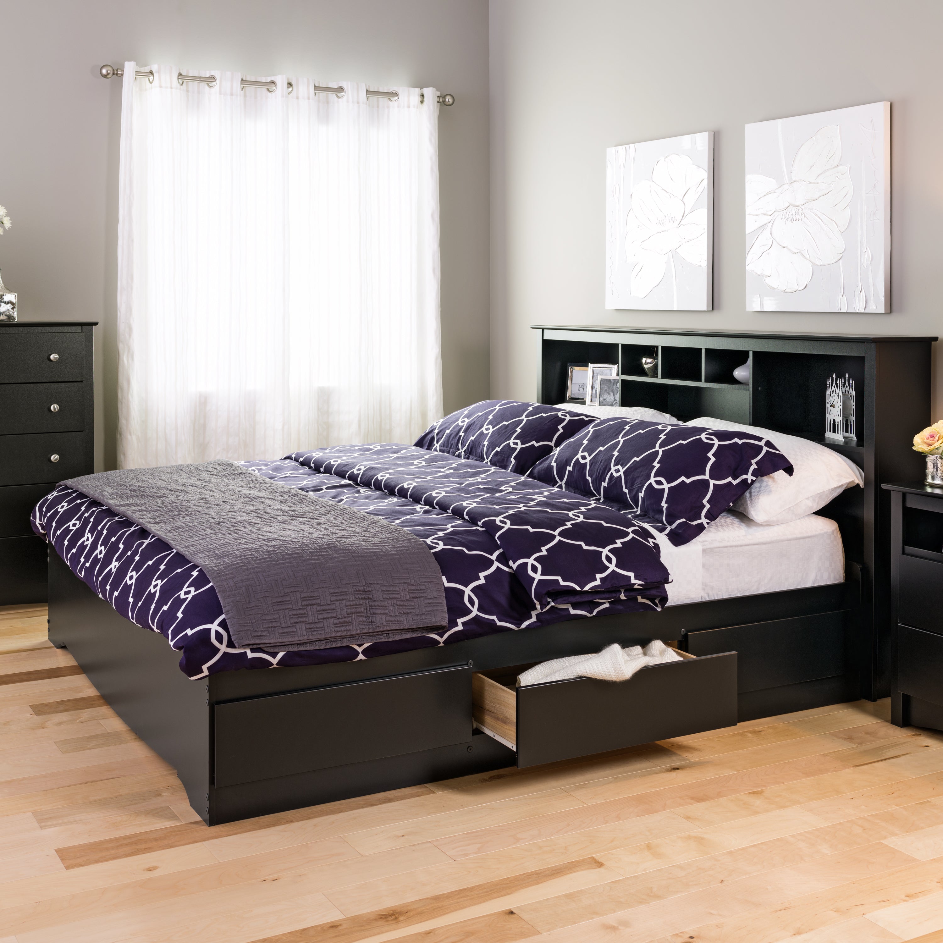 King Bookcase Headboard
