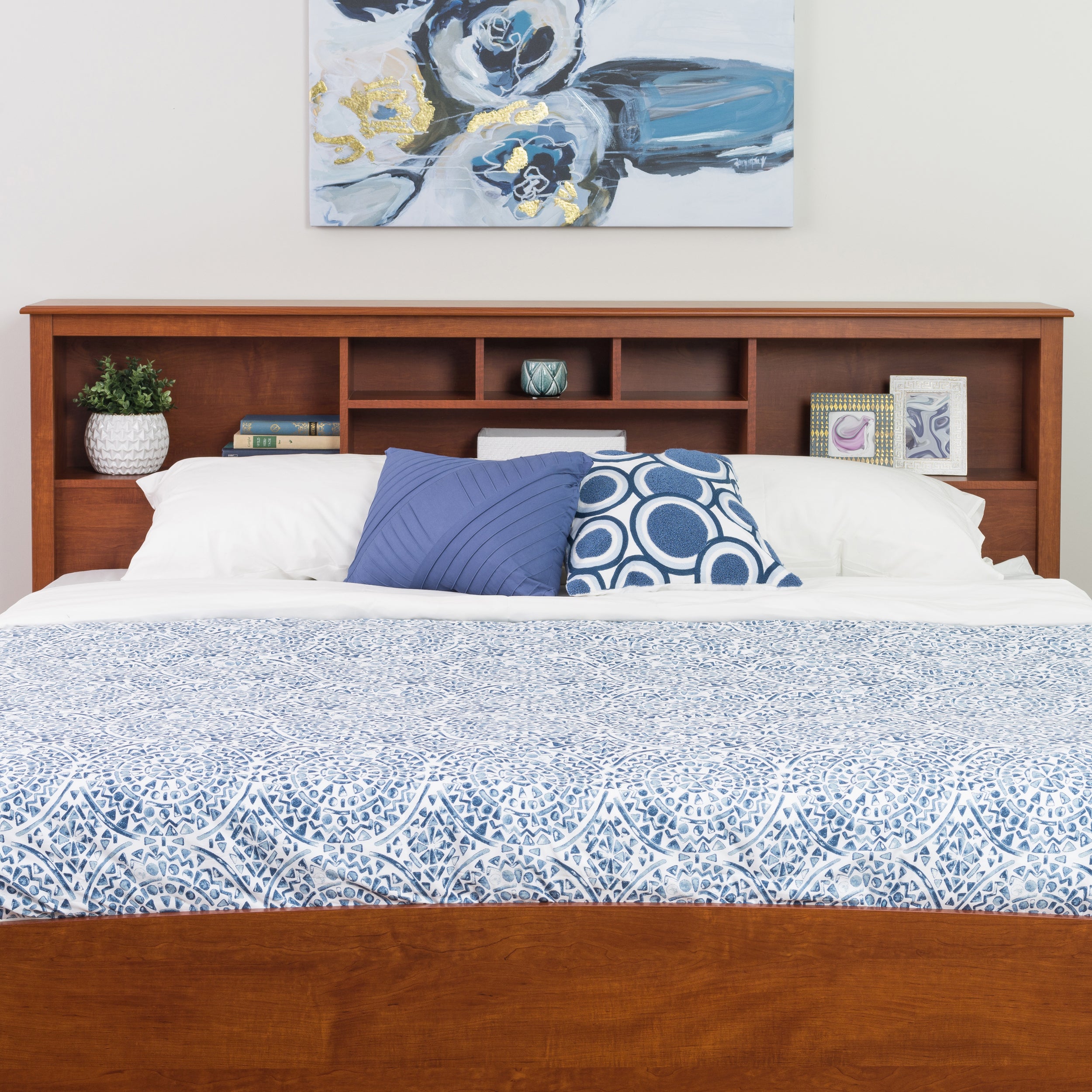 King Bookcase Headboard