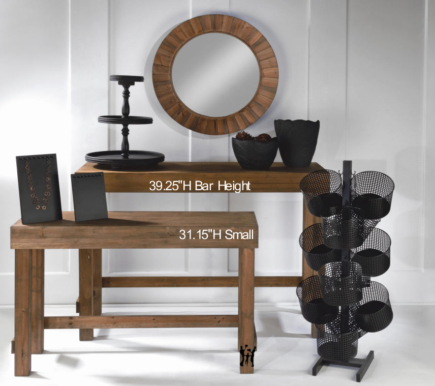 Small Natural Console Table