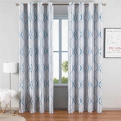 Curtain Panel Semi-Blackout Drapes - Dolce Mela Odesa