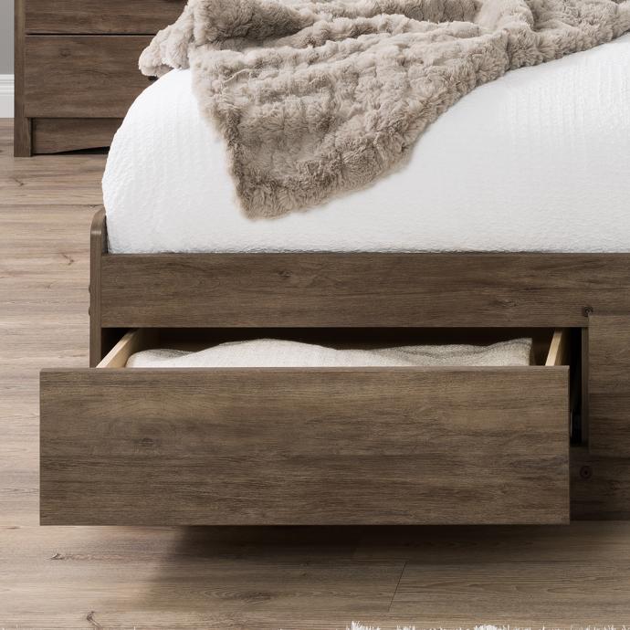 Queen Mate’s Platform Storage Bed with 6 Drawers