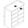 Astrid 4-Drawer Dresser
