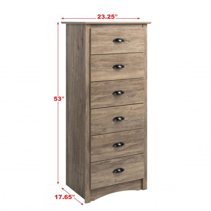 Sonoma Tall 6 Drawer Chest