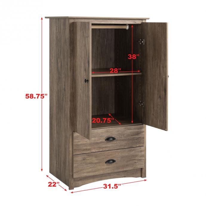 Sonoma 2-Door Armoire