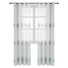 White Sheer Curtain Panels - Dolce mela - Nexus  60x100