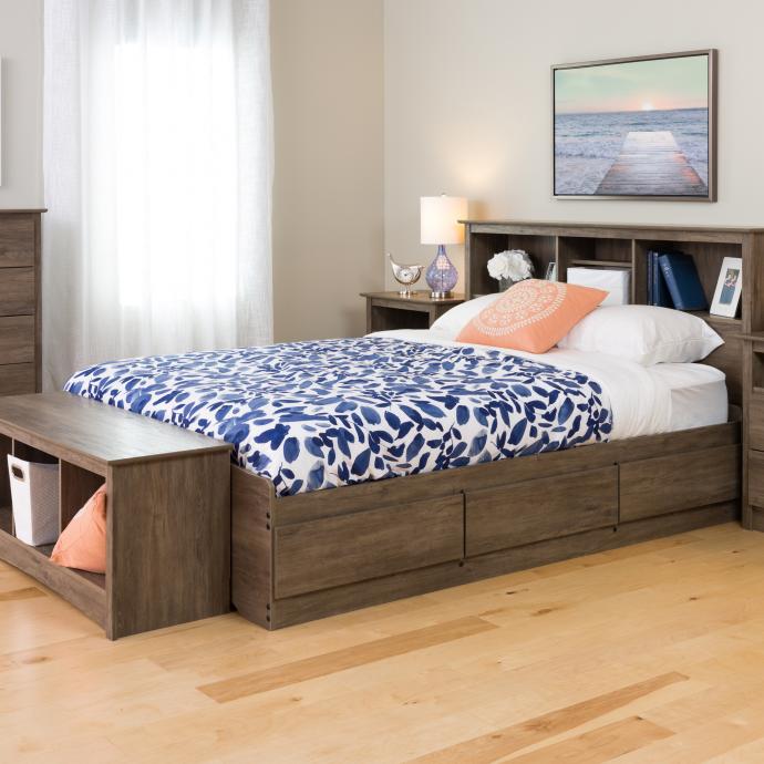 Queen Bookcase Headboard