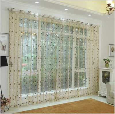 Dolce Mela Sheer Curtain Panels - Marseille 60x100