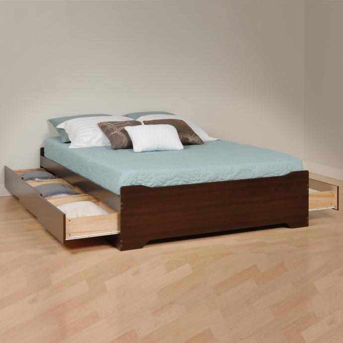 Coal Harbor Full Mate’s Platform Storage Bed with 6 Drawers