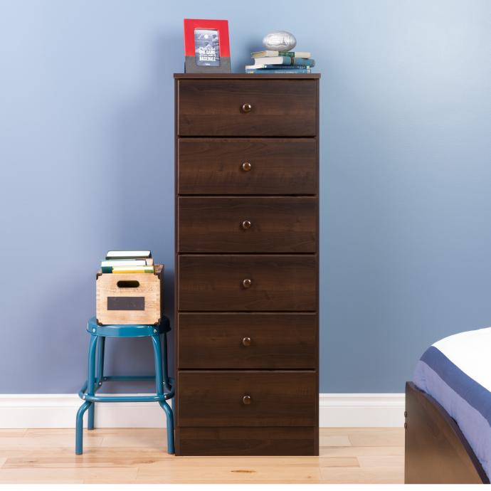 Astrid 6-Drawer Tall Chest