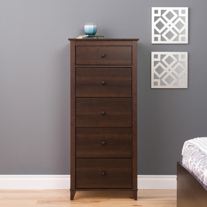 Yaletown 5-Drawer Tall Chest