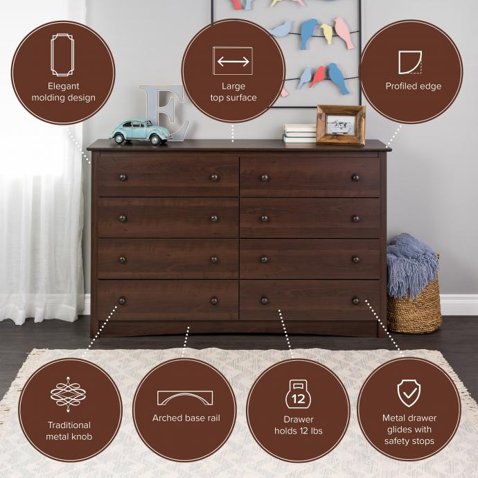 Sonoma 8-drawer Dresser