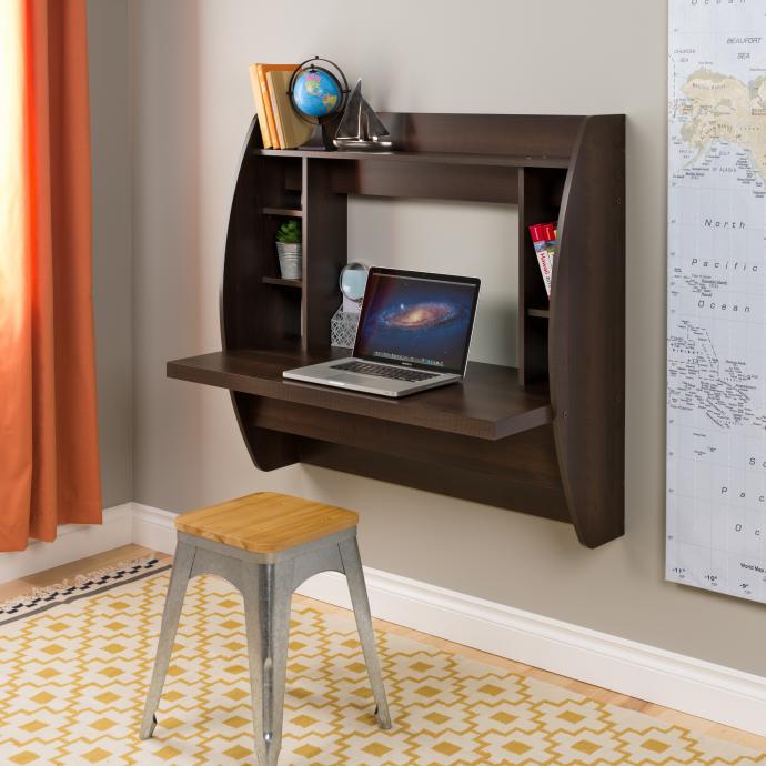Floating Desk with Storage