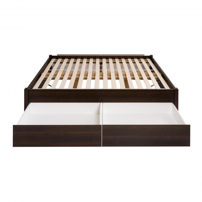Queen Select 4-Post Platform Bed with 4 Drawers