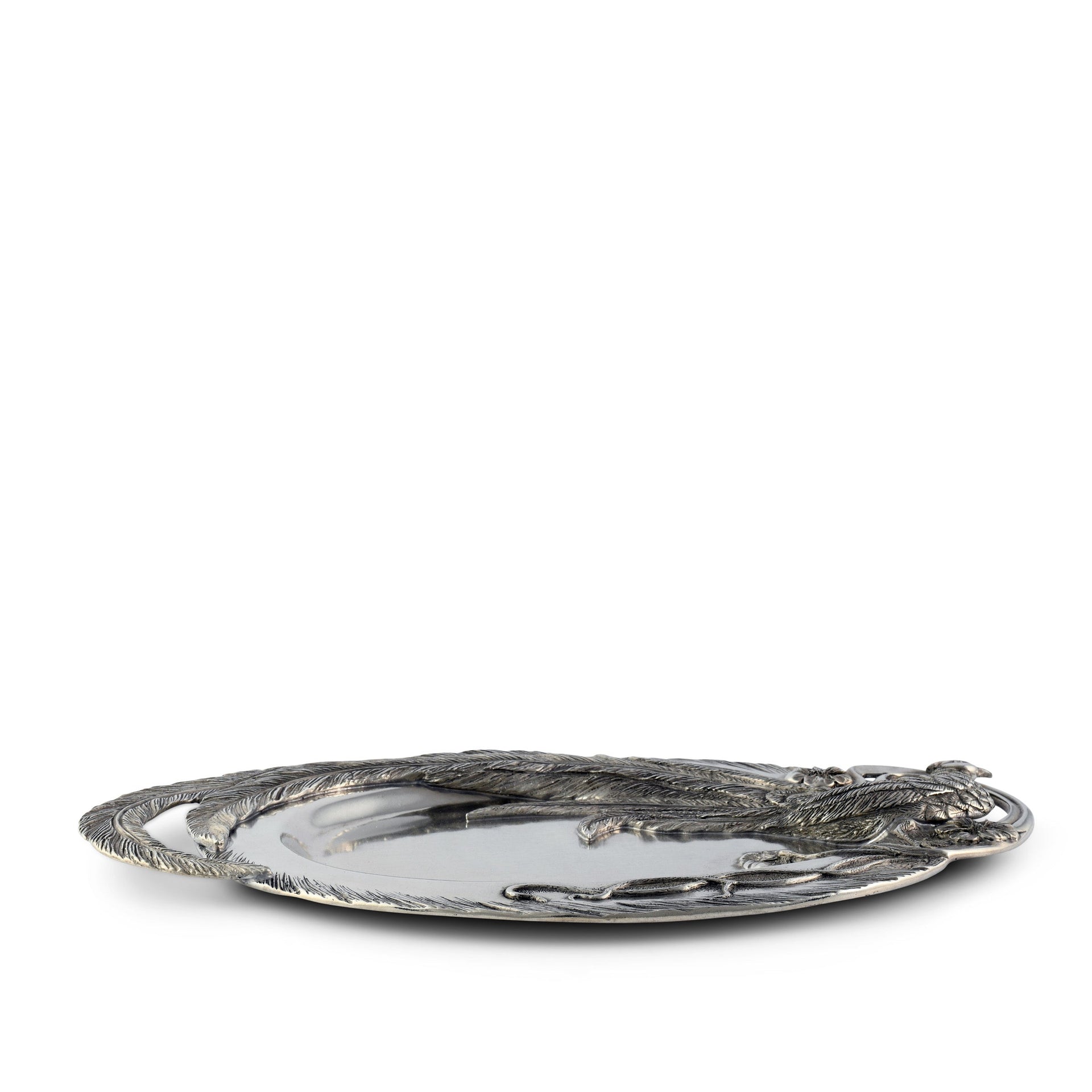 PHEASANT FEATHER OBLONG TRAY