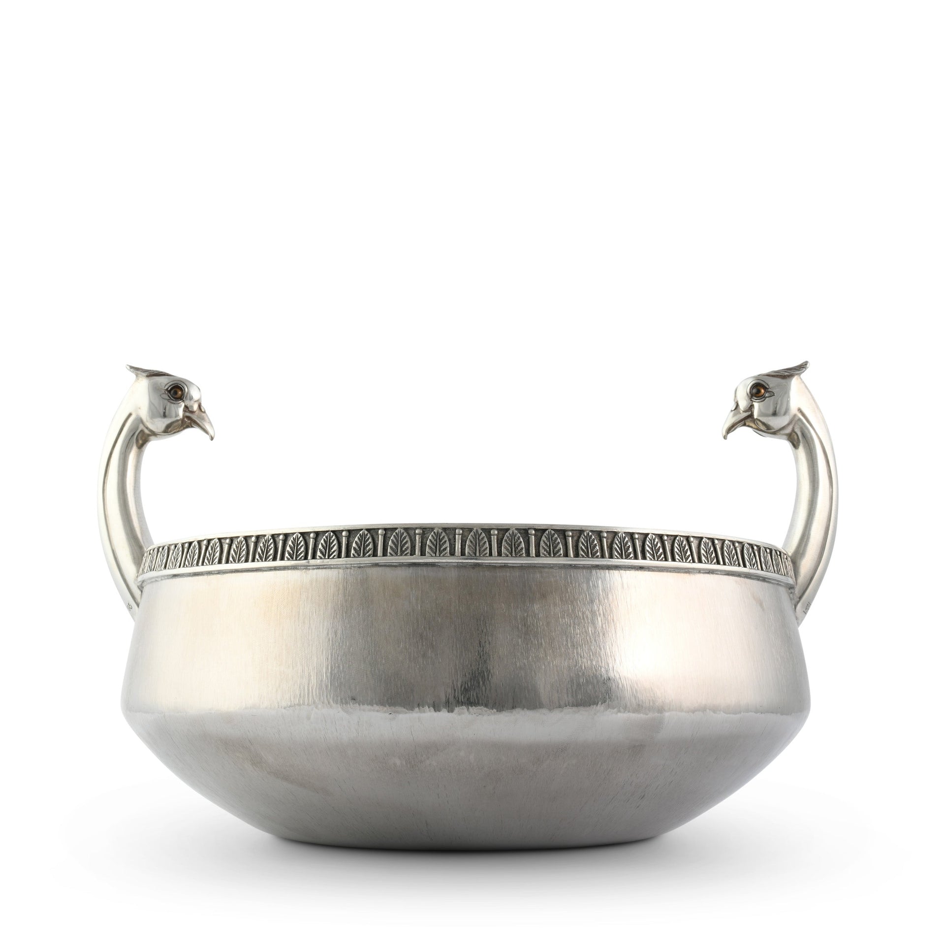 PHEASANT STAINLESS STEEL SERVER BOWL