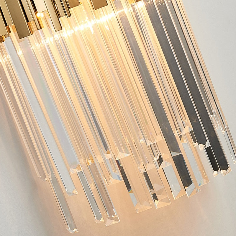 Youlaike Modern LED Wall Sconce Light AC110-240V Creative Design Gold Creative Home Decoration Light Fixture Bedside Wall Lamp