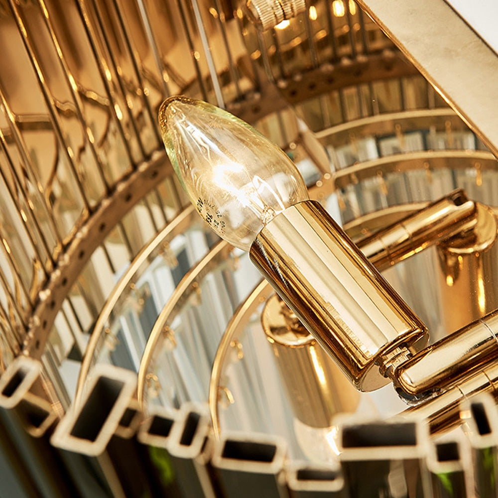 Youlaike Modern LED Wall Sconce Light AC110-240V Creative Design Gold Creative Home Decoration Light Fixture Bedside Wall Lamp