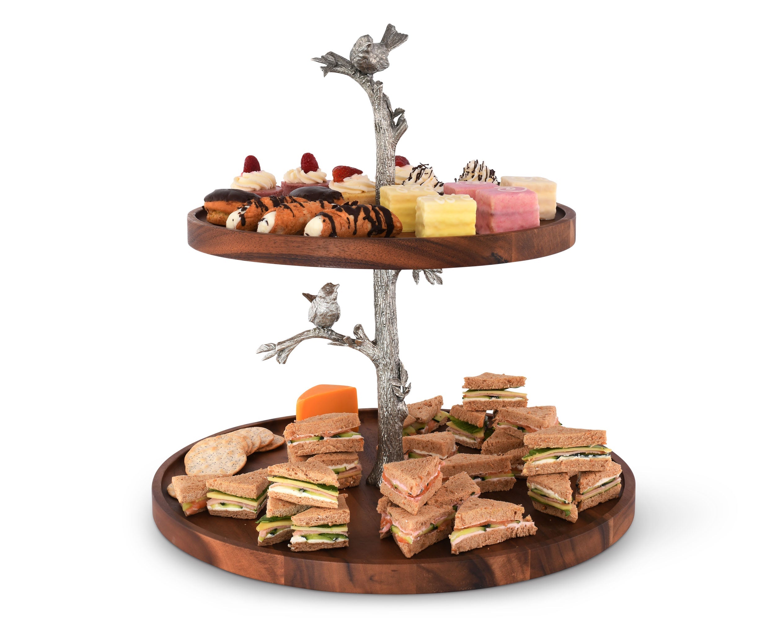 SONG BIRD CHEESE STAND TWO TIER