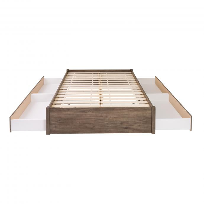 Queen Select 4-Post Platform Bed with 4 Drawers