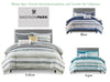 Marina 8 Piece Printed Seersucker Comforter and Coverlet Set Collection