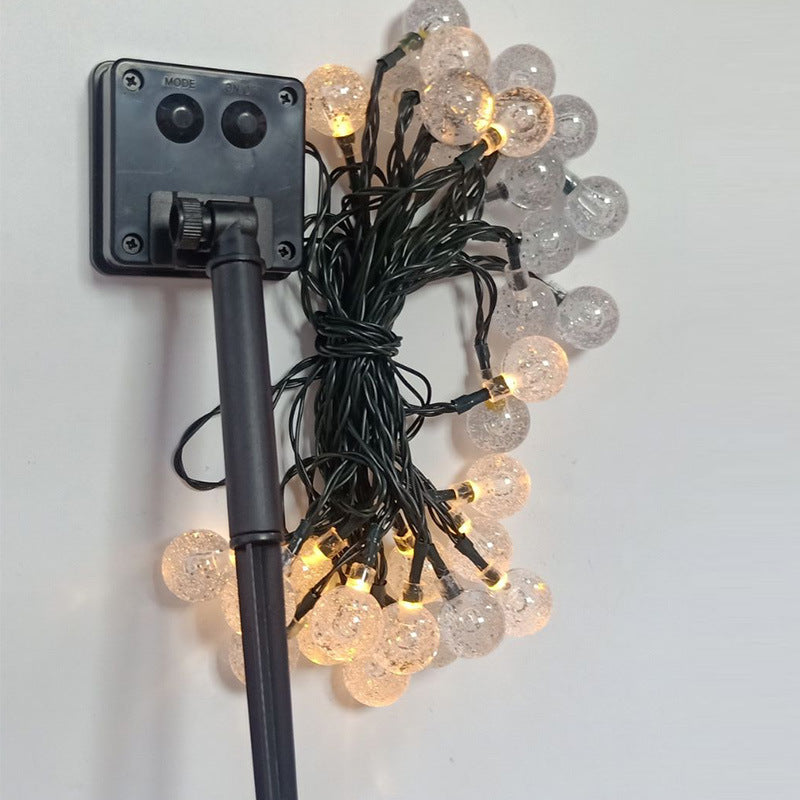 Christmas day landscape camholic ball LED light flashlight outdoor decorative lamp atmosphere light solar light string