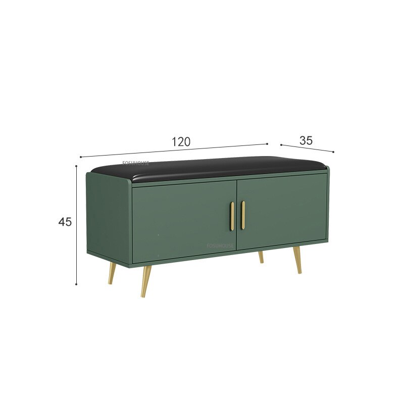 Nordic Home Shoe Cabinets Shoe Changing Stool for Living Room Furniture Modern Simple Dorm Room Bench Storage Shoe Rack Shelf