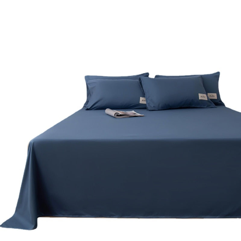 Cotton Bed Sheet Cover Solid Twin Size Bed Sheets Beds Fabric Single Double Sheet Home Sheets for Bed Flat Bed Sheet
