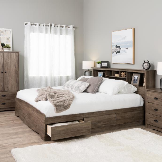 King Bookcase Headboard