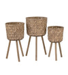 Bamboo Storage Bins - Set of 3