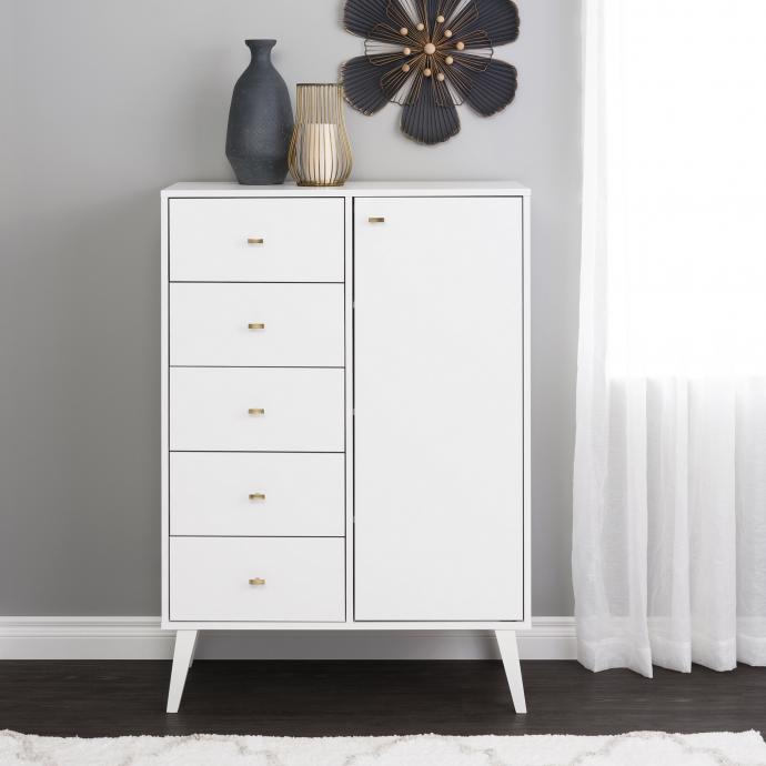 Milo 5-drawer Chest with Door