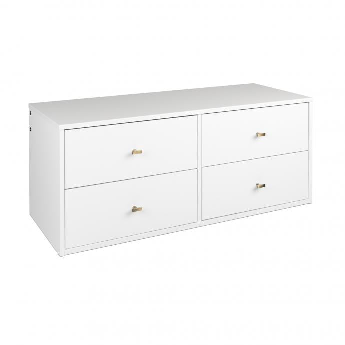 Hanging 4-drawer Dresser - White