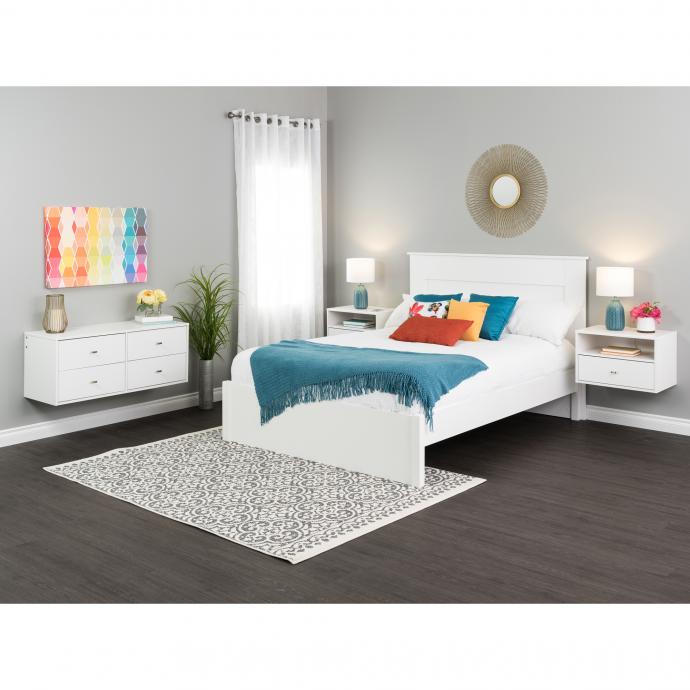 Hanging 4-drawer Dresser - White