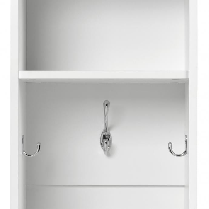 72.5”H Narrow Hall Tree Entryway Organizer - Set of 4