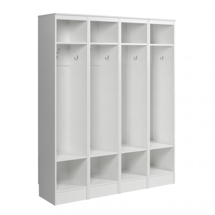 72.5”H Narrow Hall Tree Entryway Organizer - Set of 4