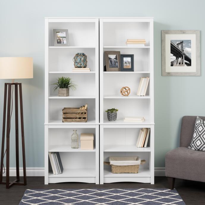 Tall 6-Shelf Bookcase