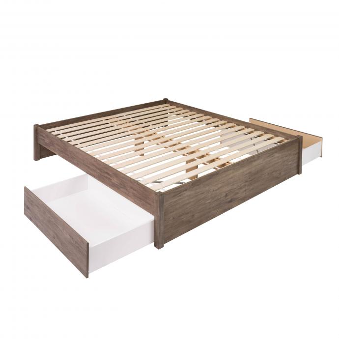 King Select 4-Post Platform Bed with 2 Drawers