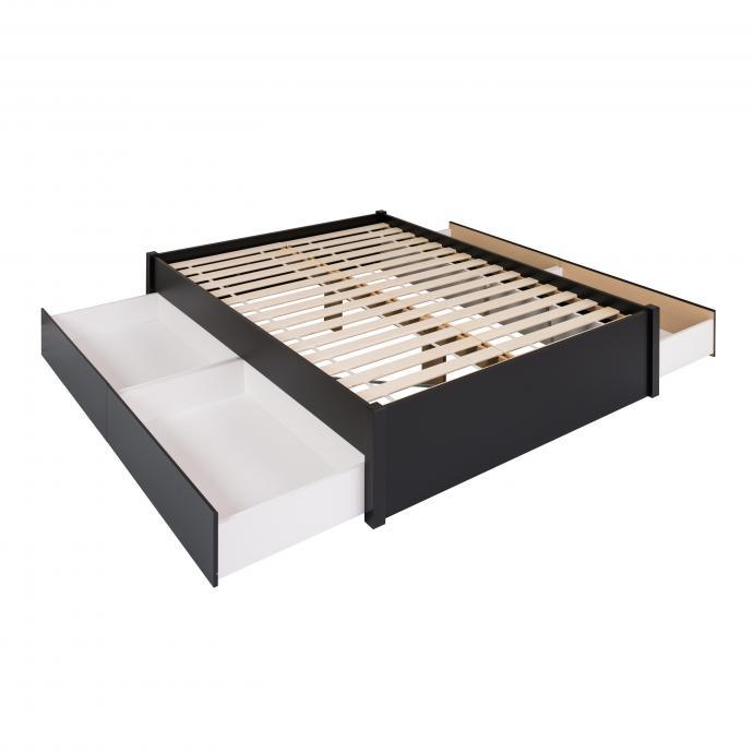 Queen Select 4-Post Platform Bed with 4 Drawers
