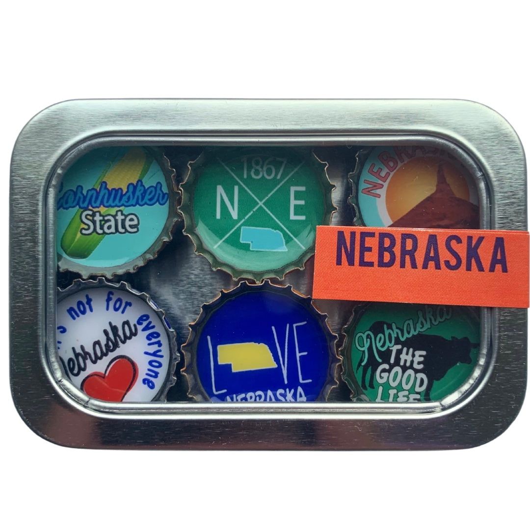 Nebraska Magnet set - Set of 6