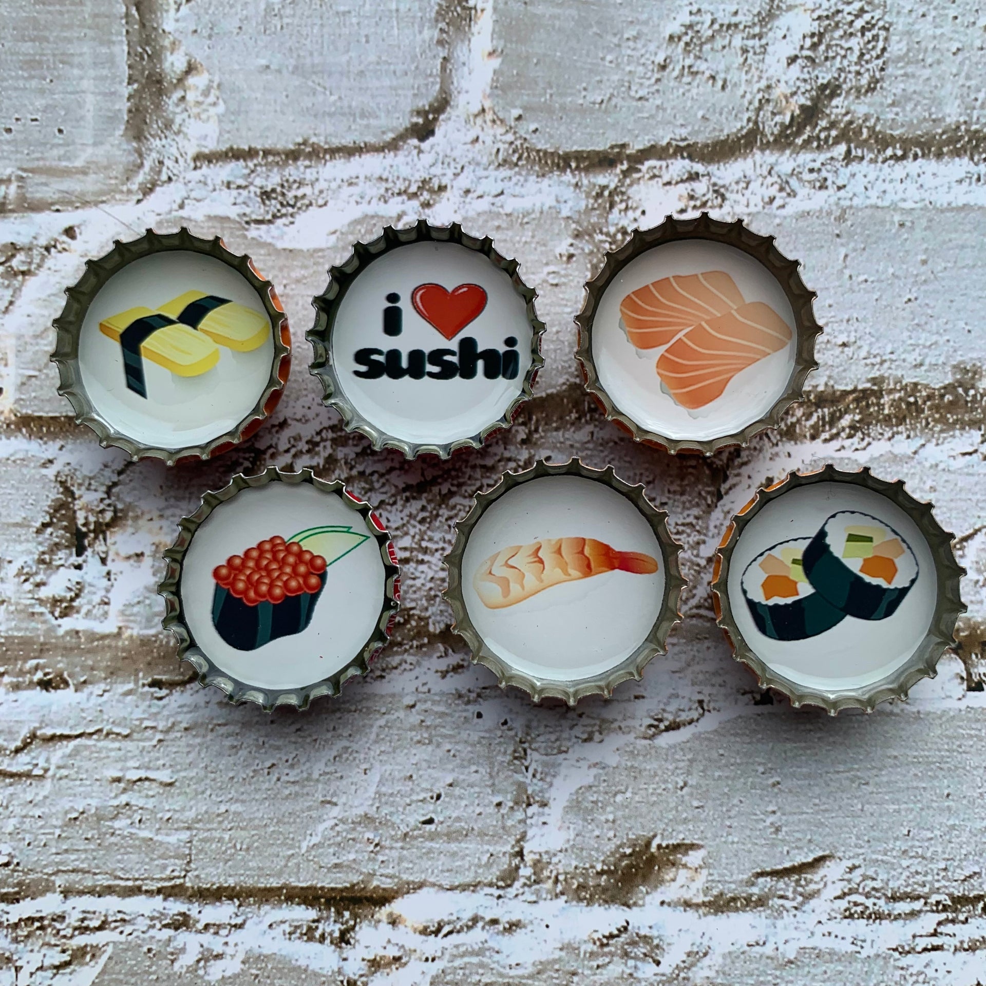Sushi Magnets - Set of 6