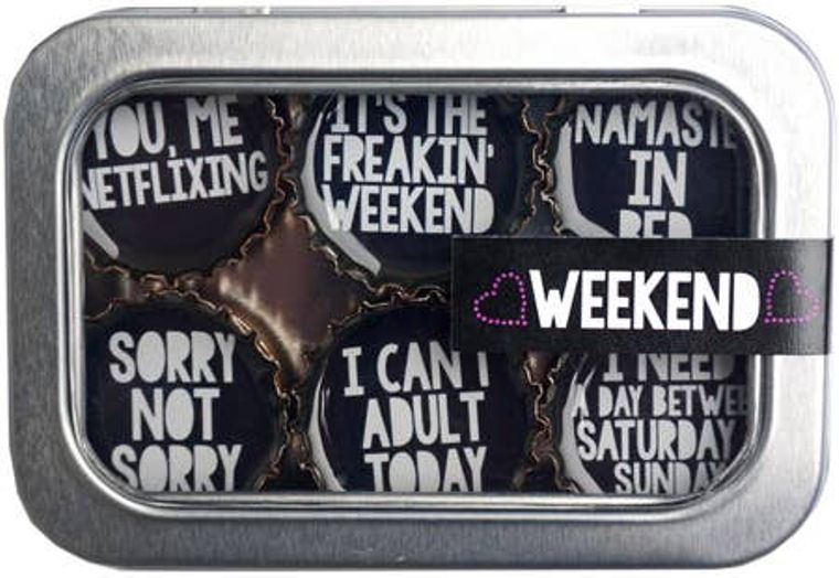 Weekend Magnet - Set of 6