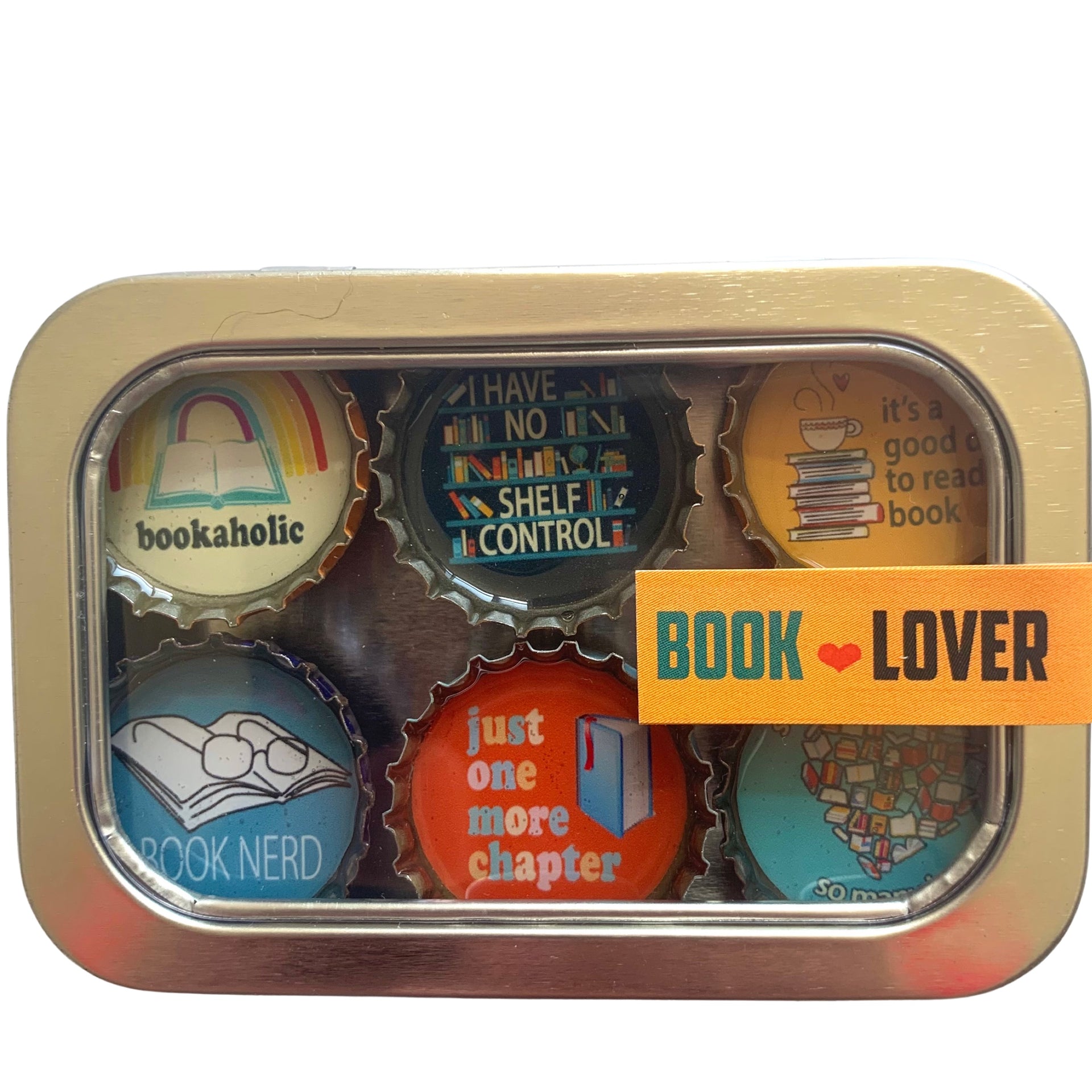 Book Lover Magnets - Set of 6