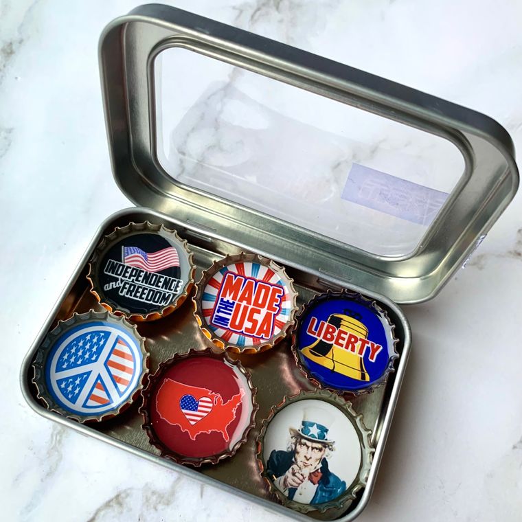 USA Magnets - Set of 6