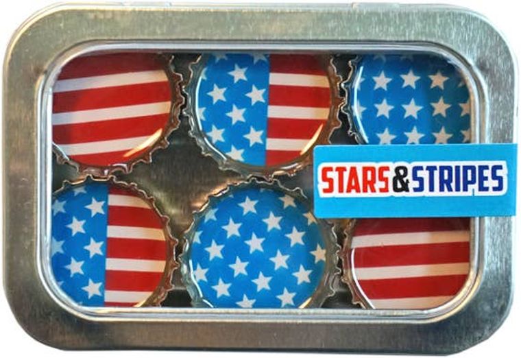 Stars & Stripes Magnets - Set of 6
