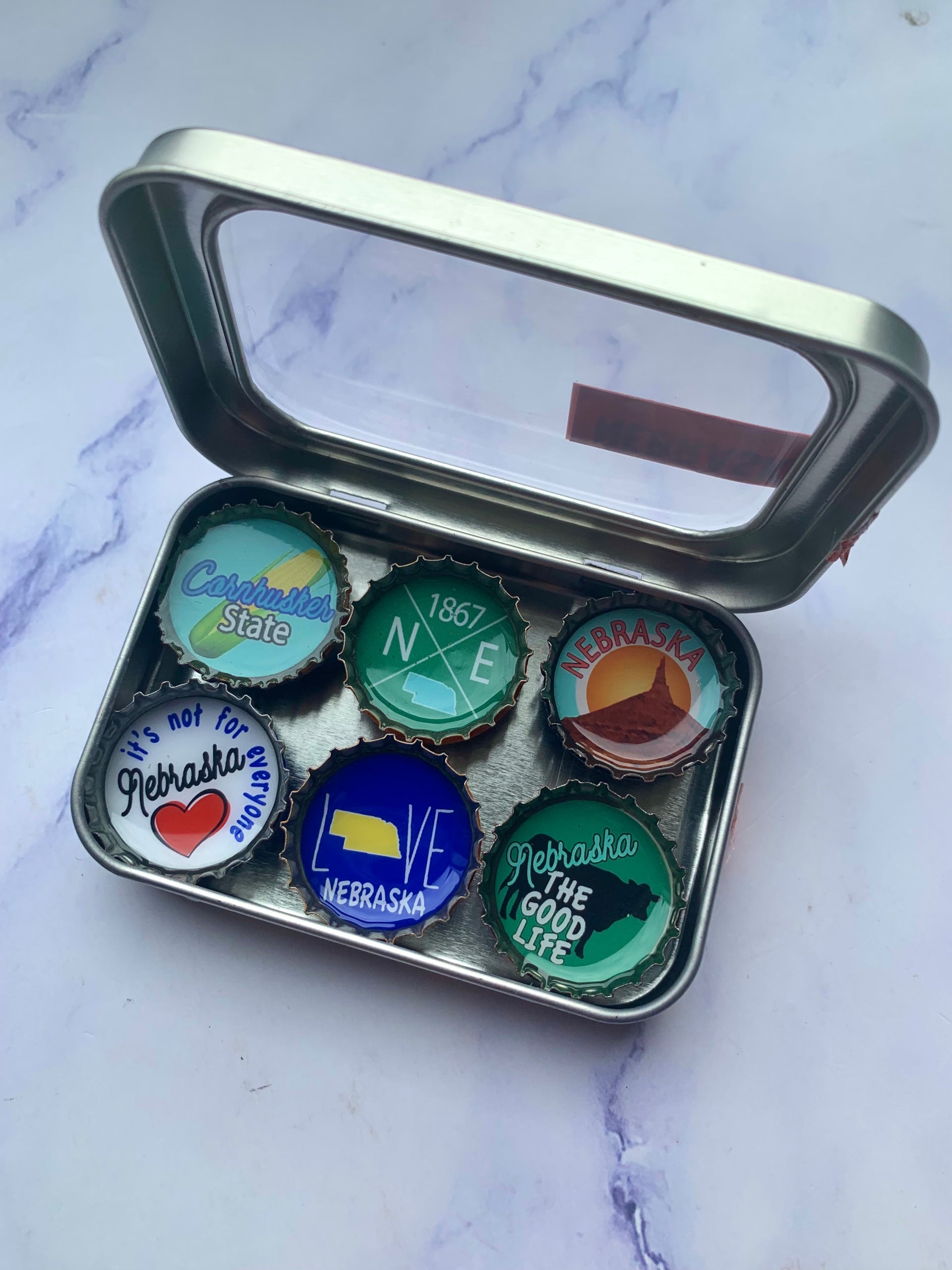 Nebraska Magnet set - Set of 6