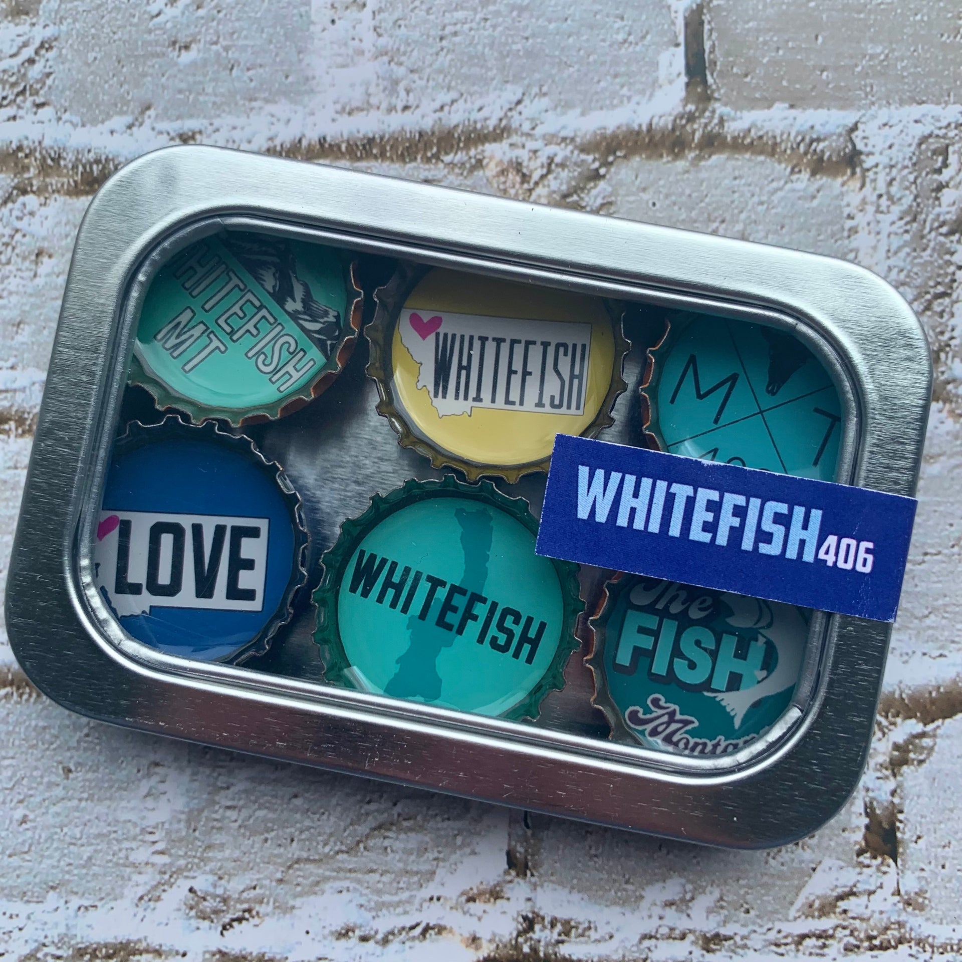 Whitefish, Montana Magnets - Set of 6