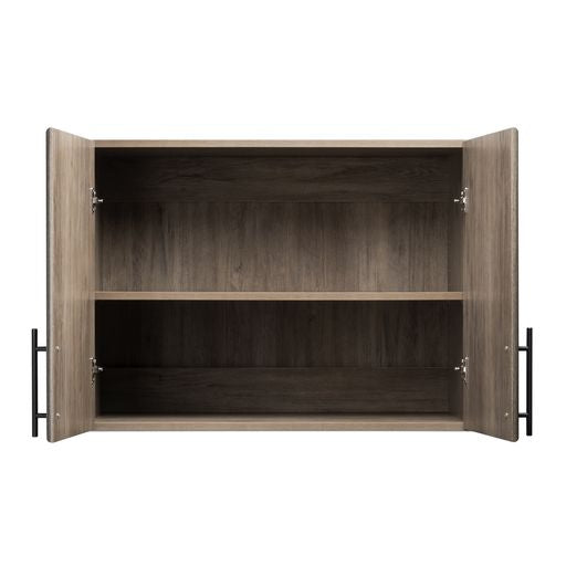 Elite 32 inch Stackable Wall Cabinet, Drifted Gray (DEW-3224)