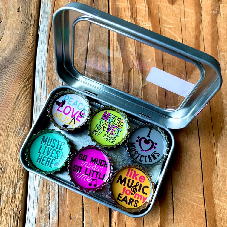 Music Magnets - Set of 6