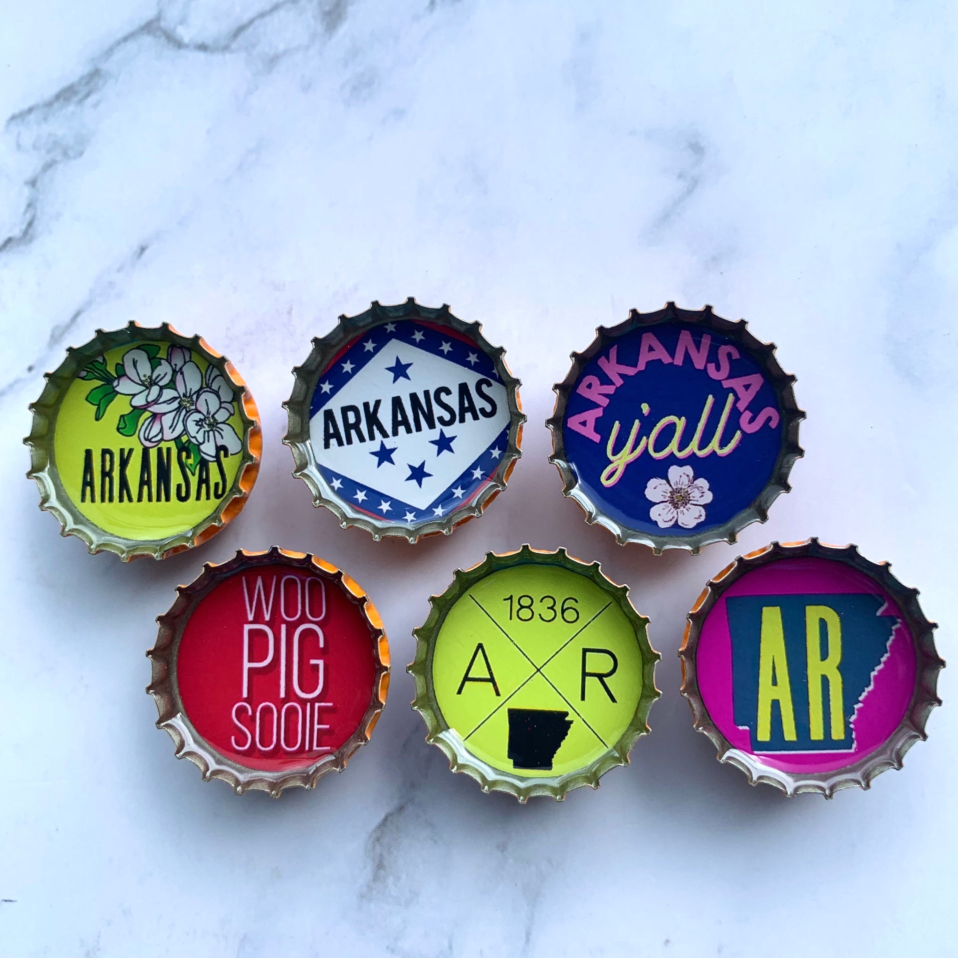 Arkansas Magnet - Set of 6