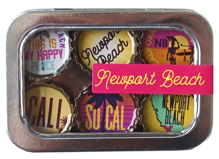 Newport Beach Magnets - Set of 6