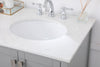 60 inch Double Bathroom Vanity in Gray